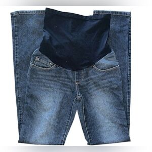 Women’s indigo blue maternity jeans